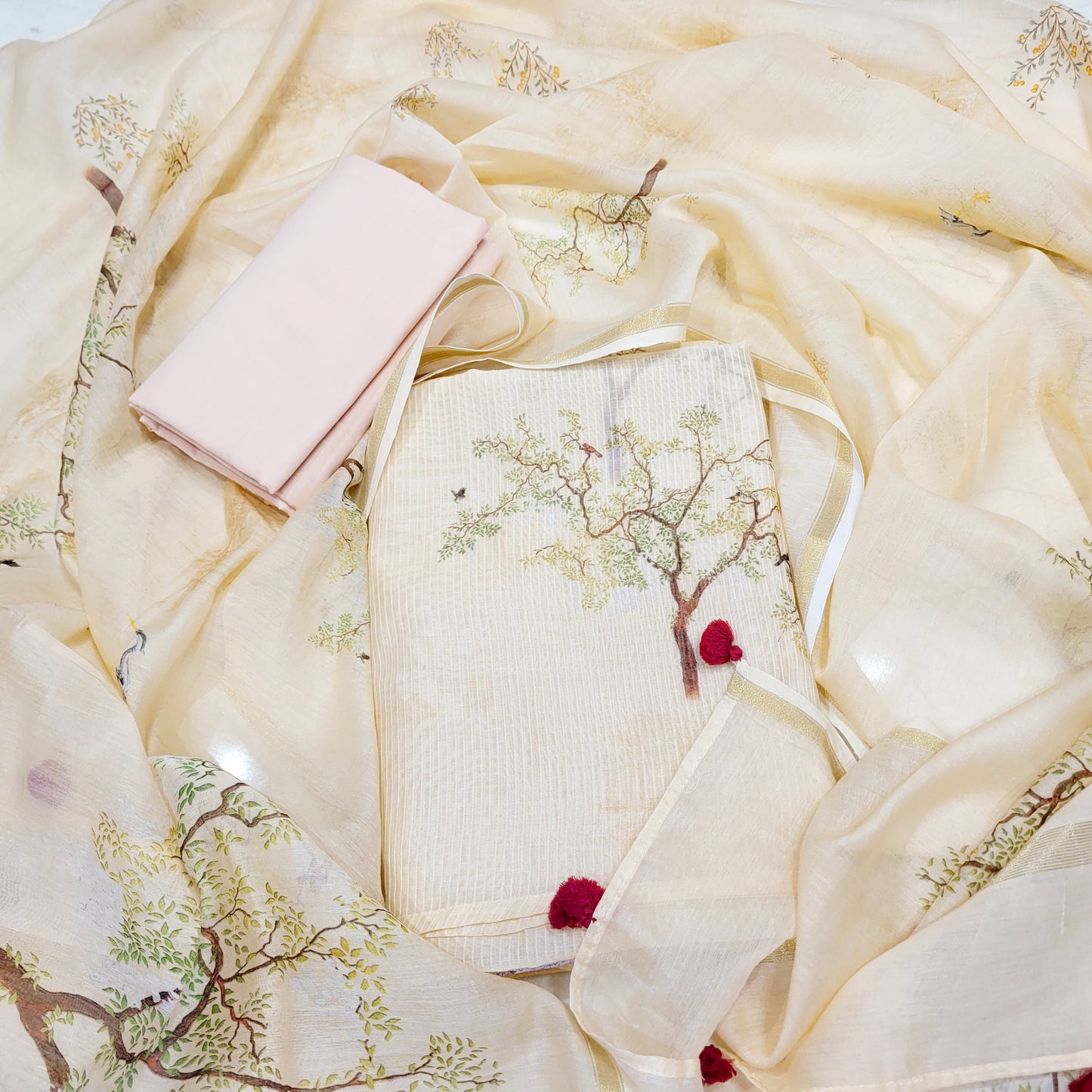 MULCHANDERI 3 PIECE SUIT WITH DIGITAL PRINT