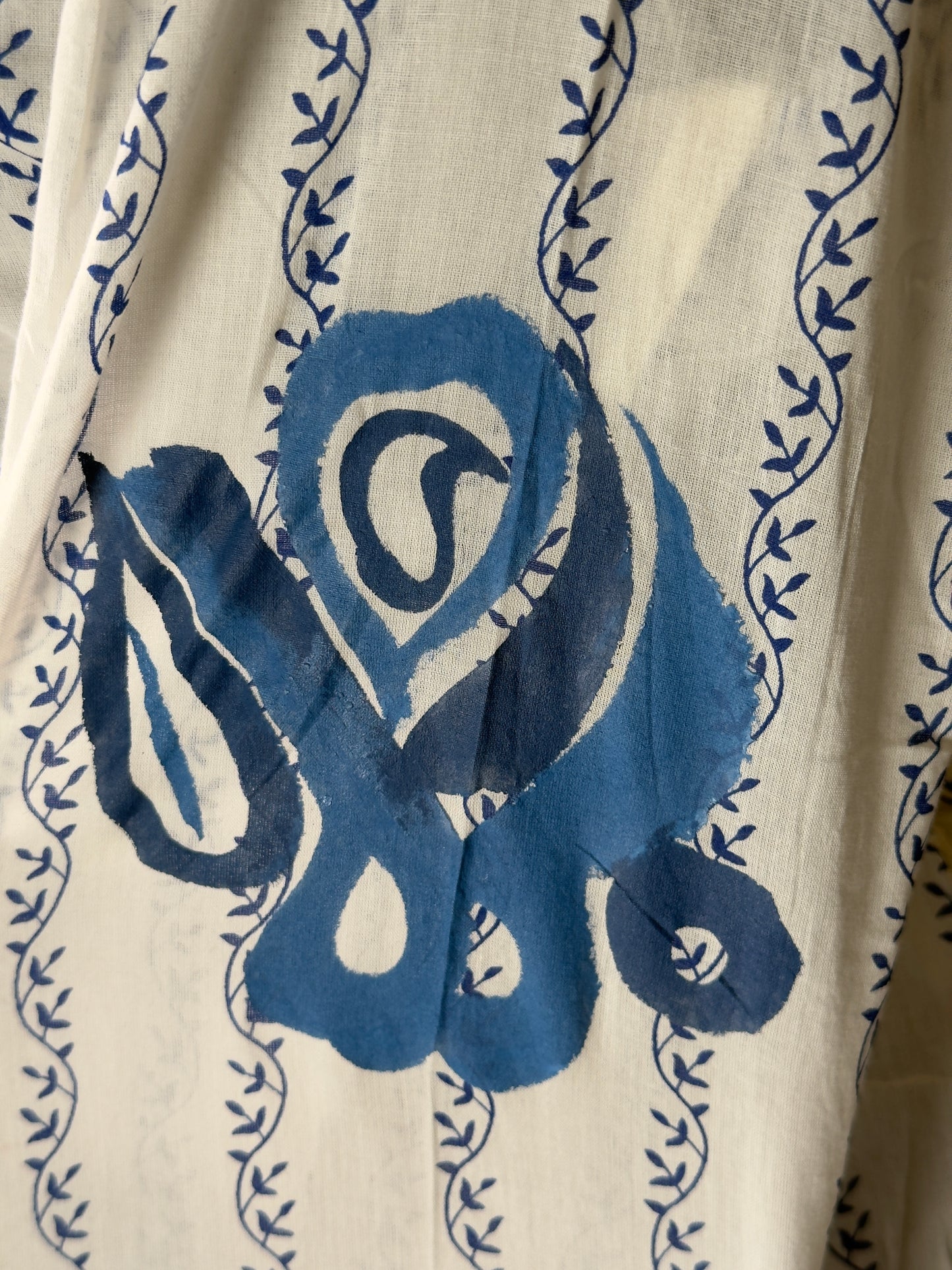 Pure Handloom Cotton Printed Kurta Set with Straight Pant 2 piece