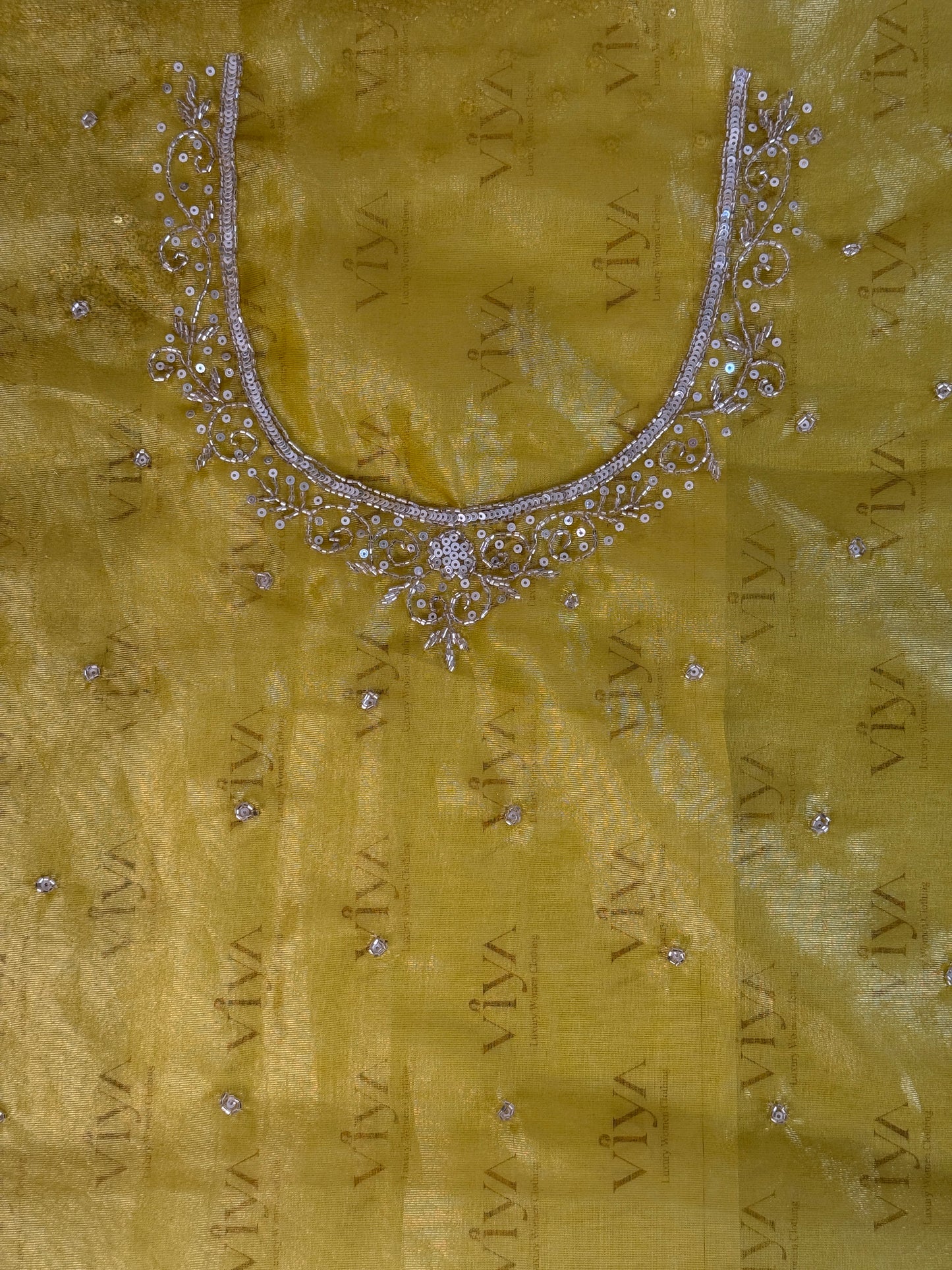 Pure Tissue Organza Saree with Handwork – Lightweight Elegant Festive Wear