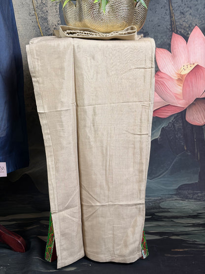 Pure mulchendari with flared and knot work