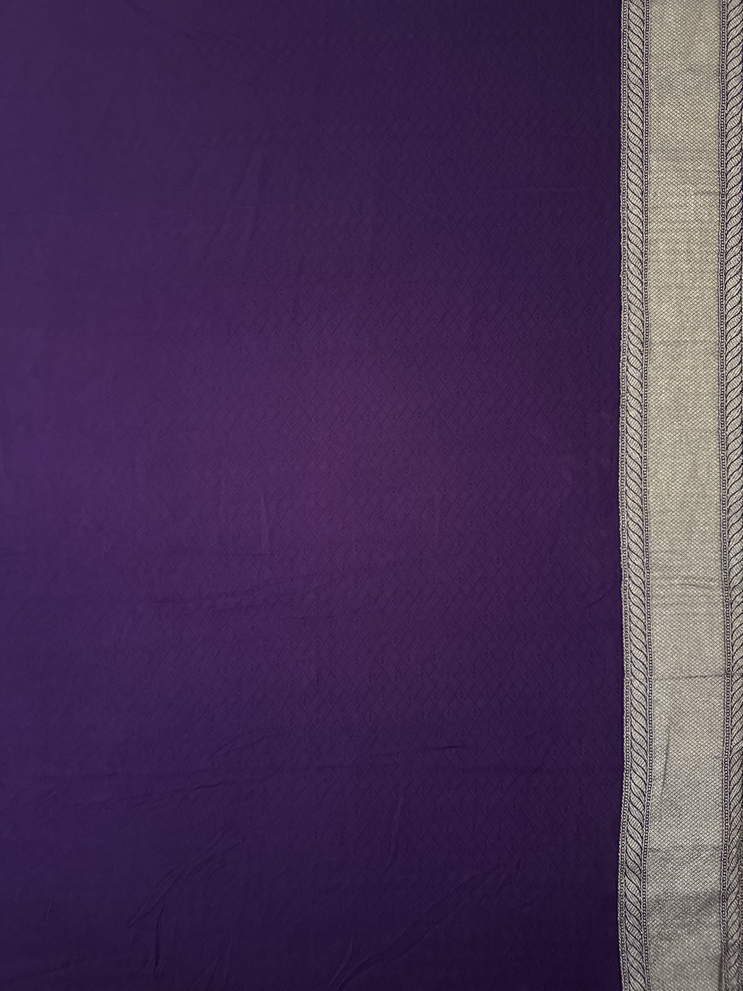 Pure Banarasi Kora with Banarasi applique