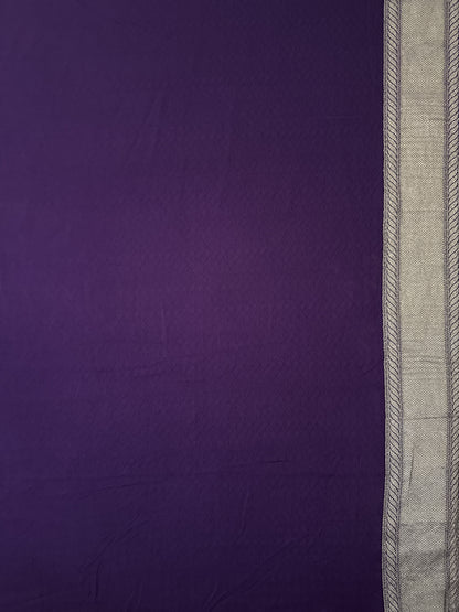 Pure Banarasi Kora with Banarasi applique