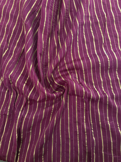 Pure Kora silk saree with zari embroidery
