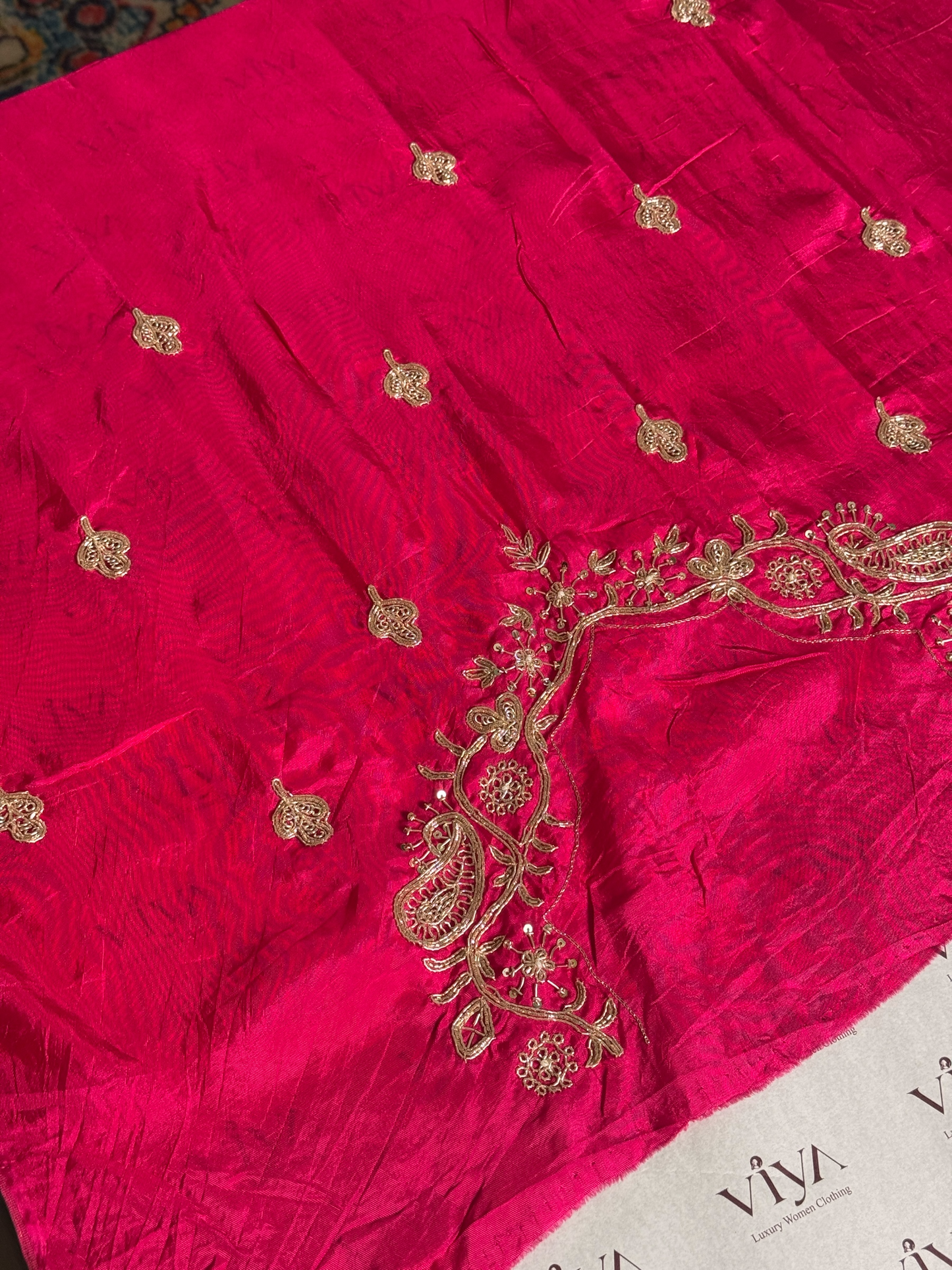 Pure kanjivaram tissue silk saree with zardosi work
