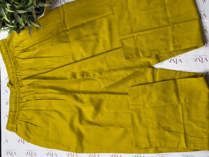 Pure Cotton Kalamkari Kurta Set with Dupatta (3-Piece)