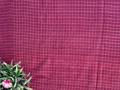 Pure Tussar Silk Saree with Patola Print  – Lightweight Festive Wear