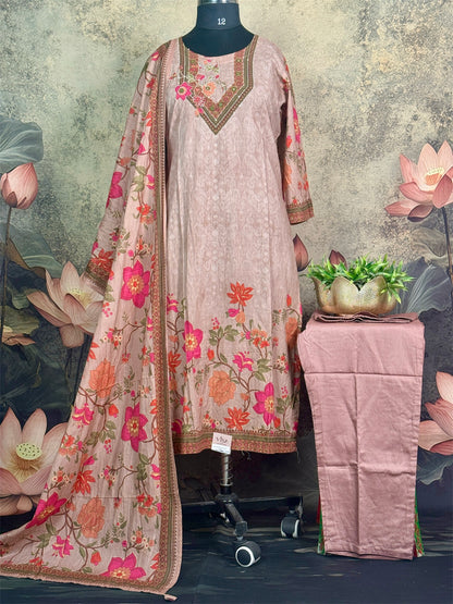 Pure cotton with knot work