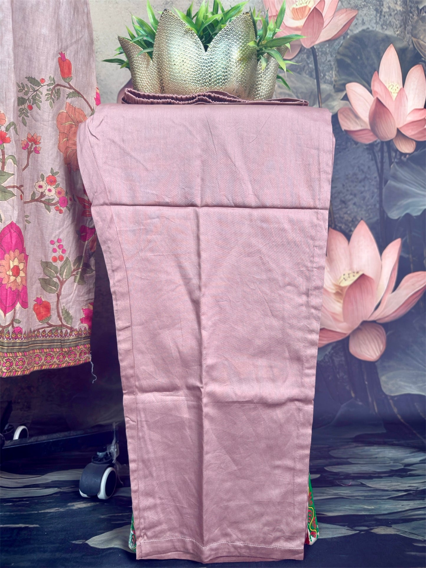 Pure cotton with knot work