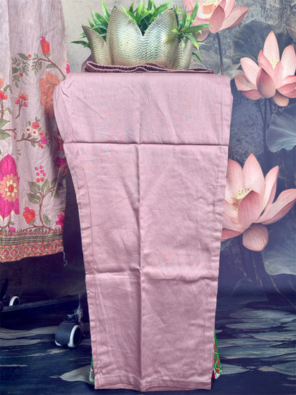 Pure cotton with knot work