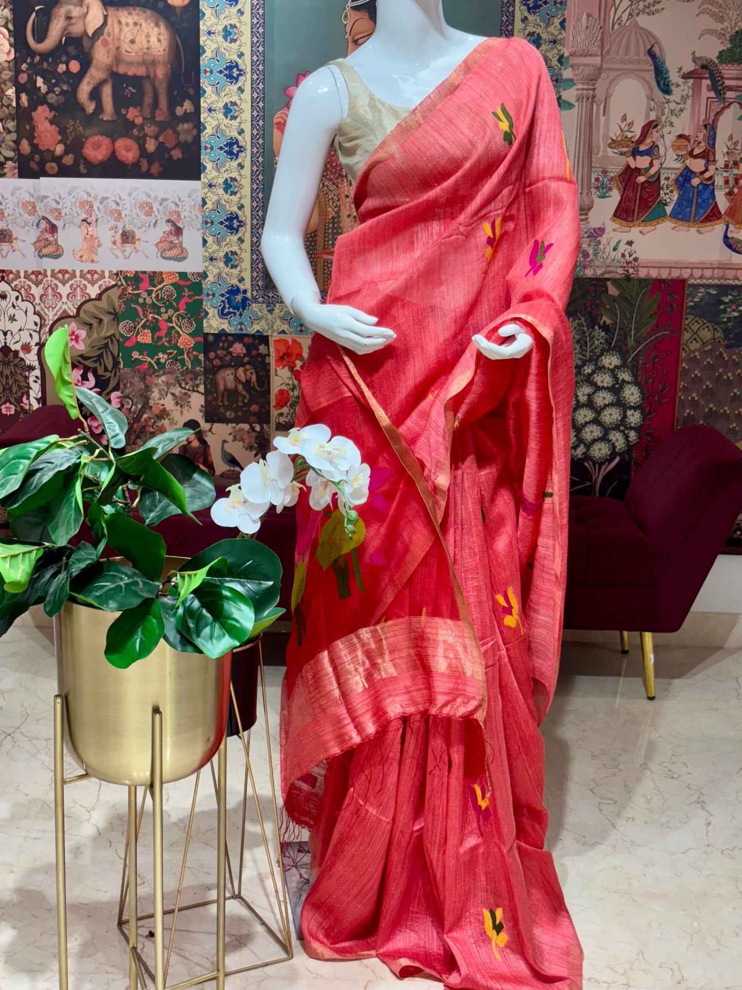MATKA SILK WITH JAMDANI