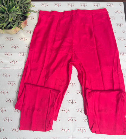 Pure Chinnon Georgette Handwork & Hand-Painted 3-Piece Suit