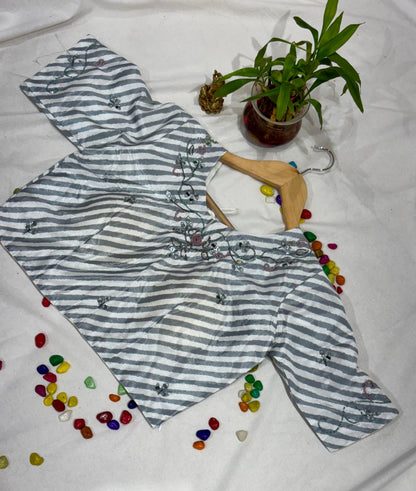 PURE MUSLIN LENIN SAREE